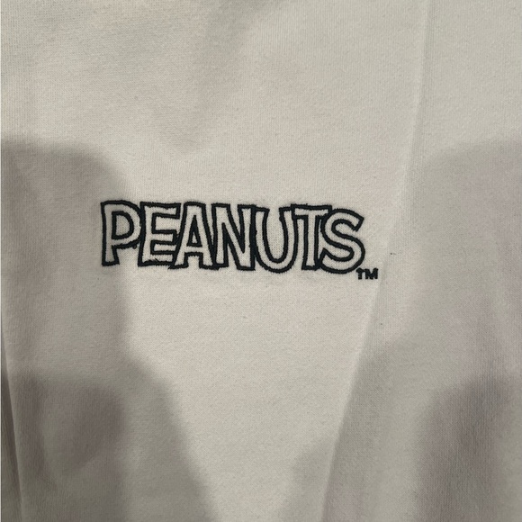 Peanuts White Sweatpants with Snoopy and Woodstock Design - Picture 2 of 5